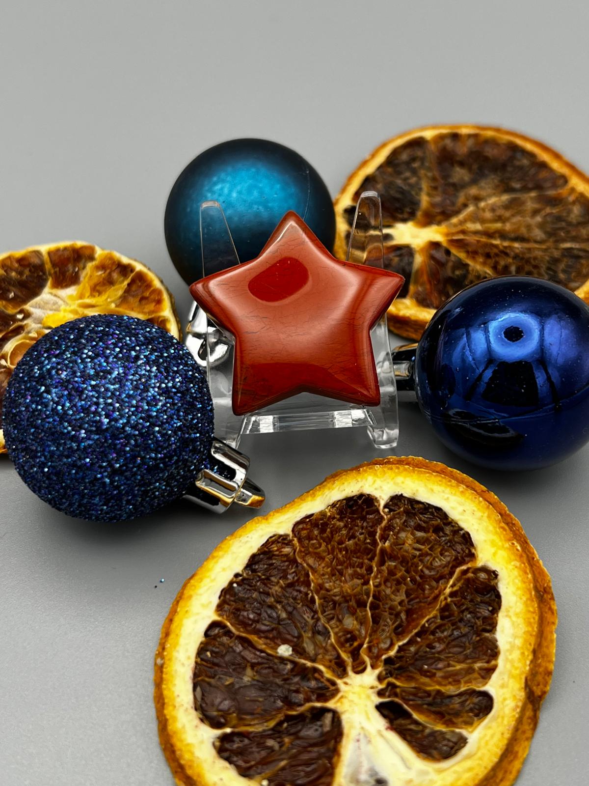 Jaspis Stern – Handschmeichler / Dekostein