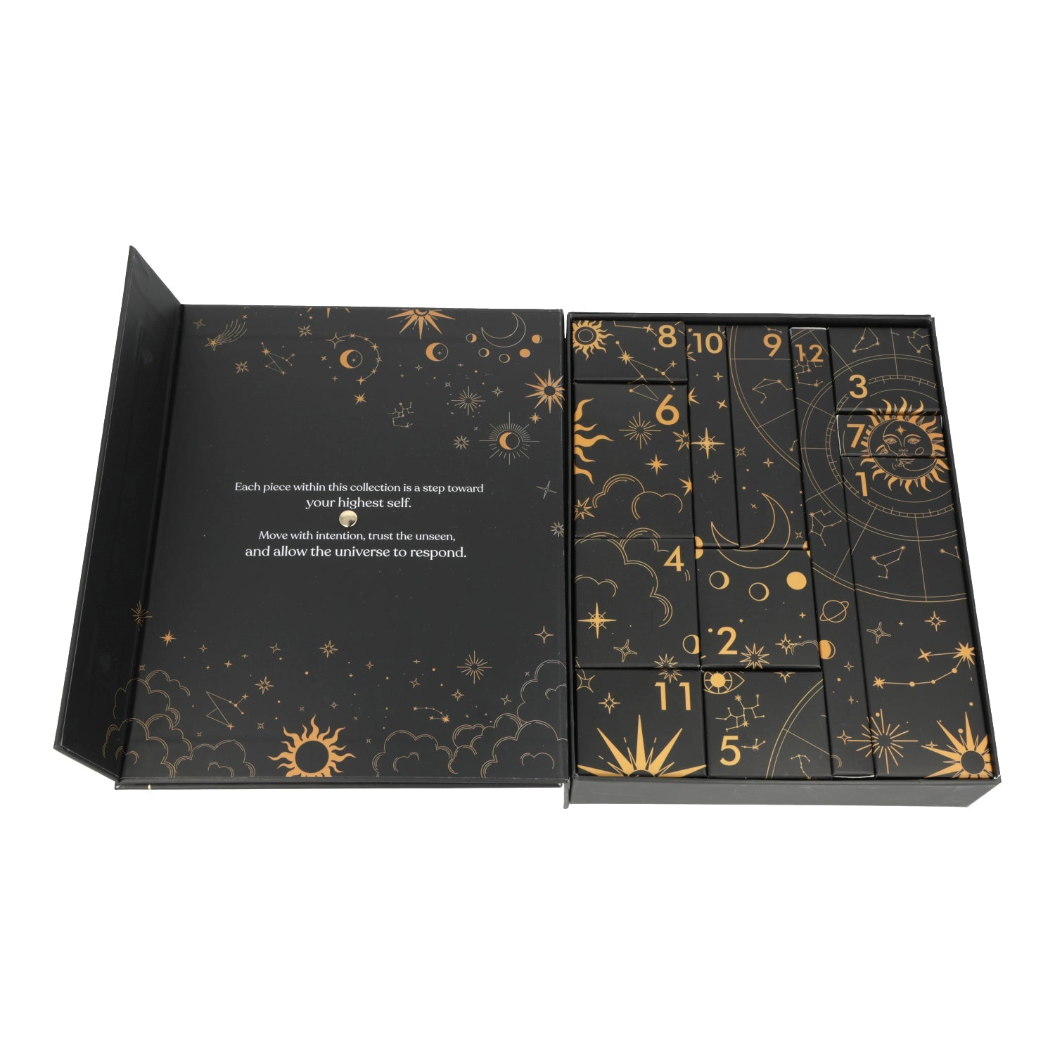 Verpackung des Esoteric Collection Geschenksets im Mond-Design