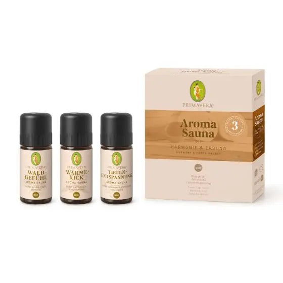 Set Aroma Sauna Harmonie & Erdung Bio – Tiefe Entspannung und natürliche Balance