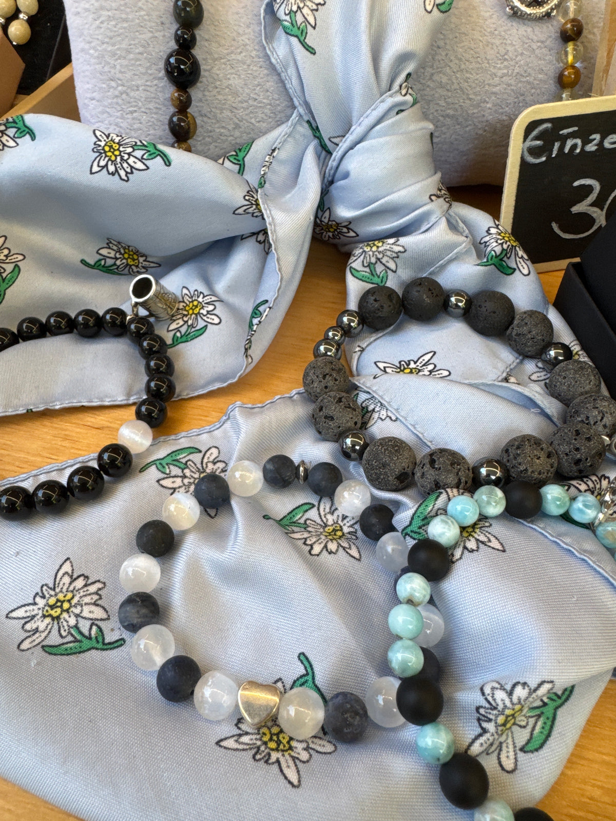 Edelstein-Armband handgemacht – Einzelstück