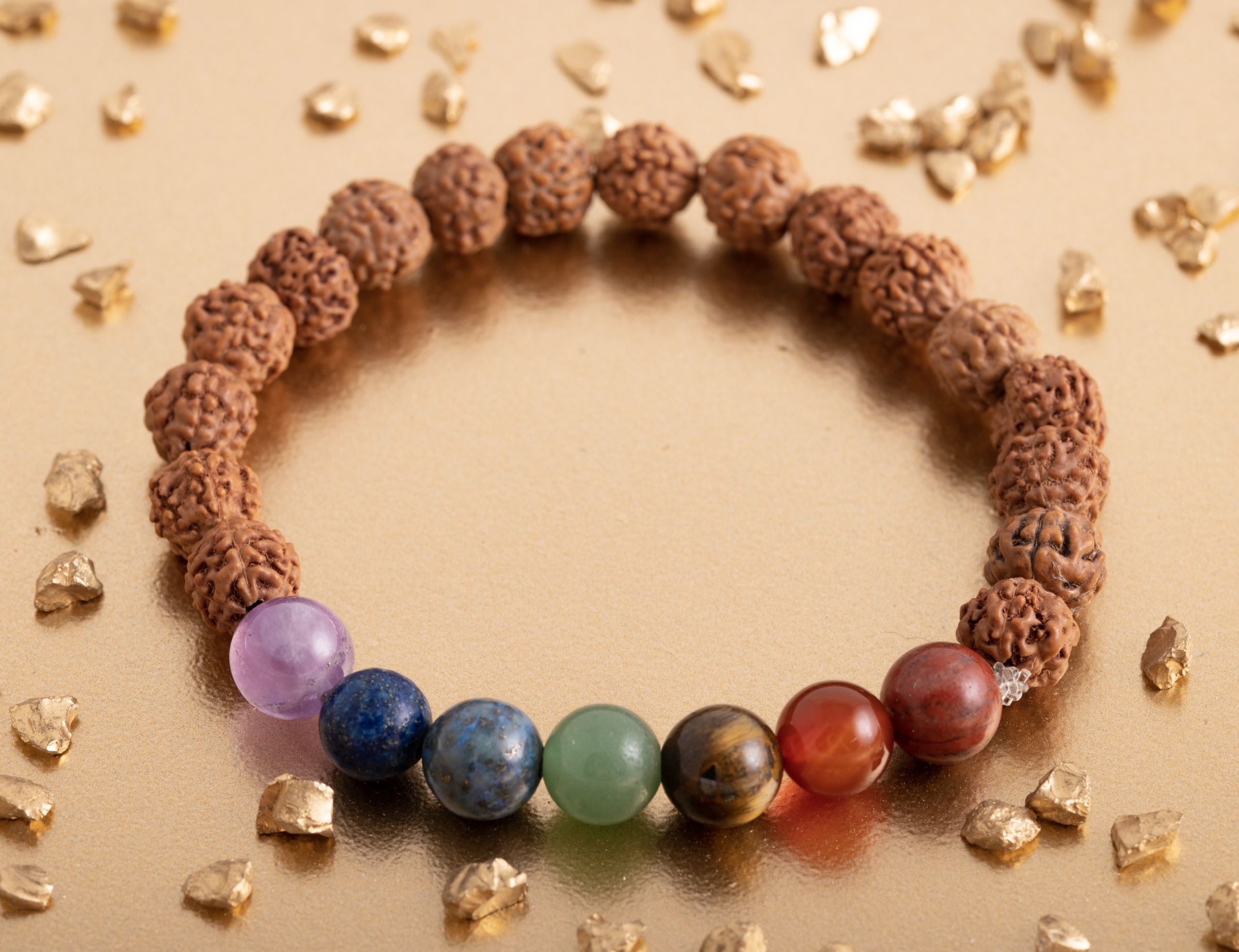 Chakra Rudraksha Armband – Ansicht 2