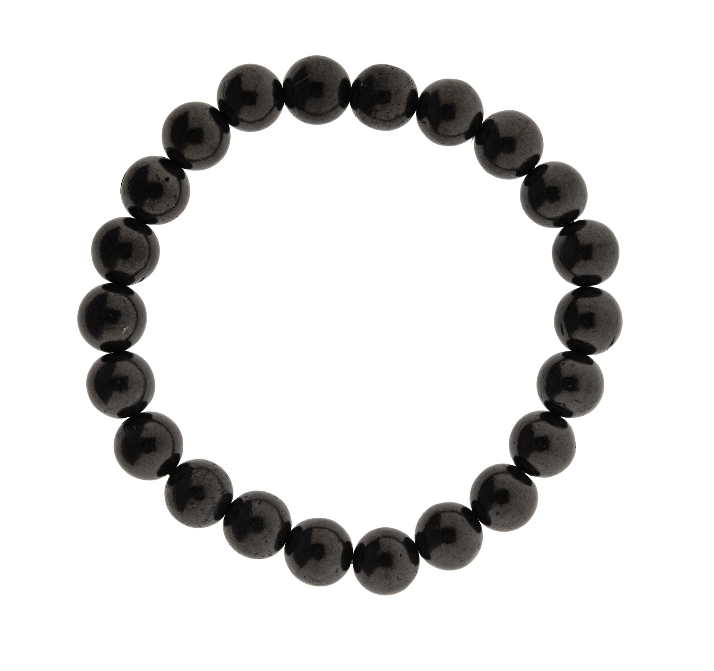 Schungit Armband große Perlen – Seelenecho