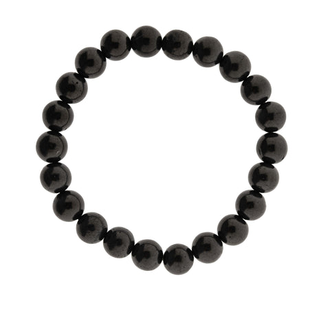 Schungit Armband große Perlen – Seelenecho