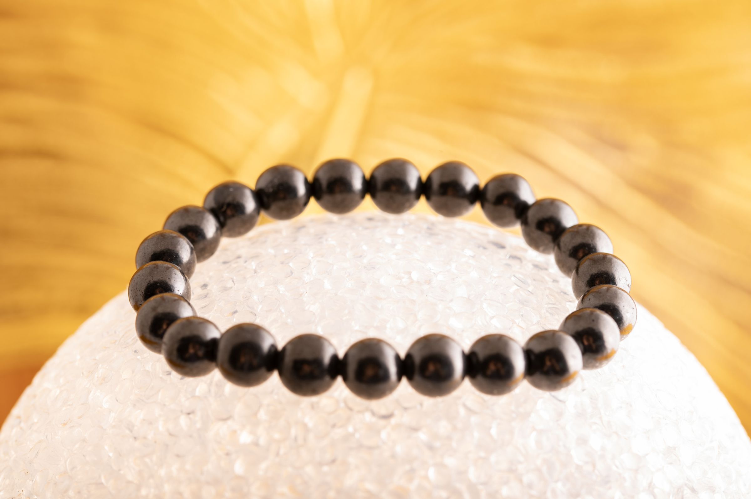 Schungit Armband große Perlen – Ansicht 2
