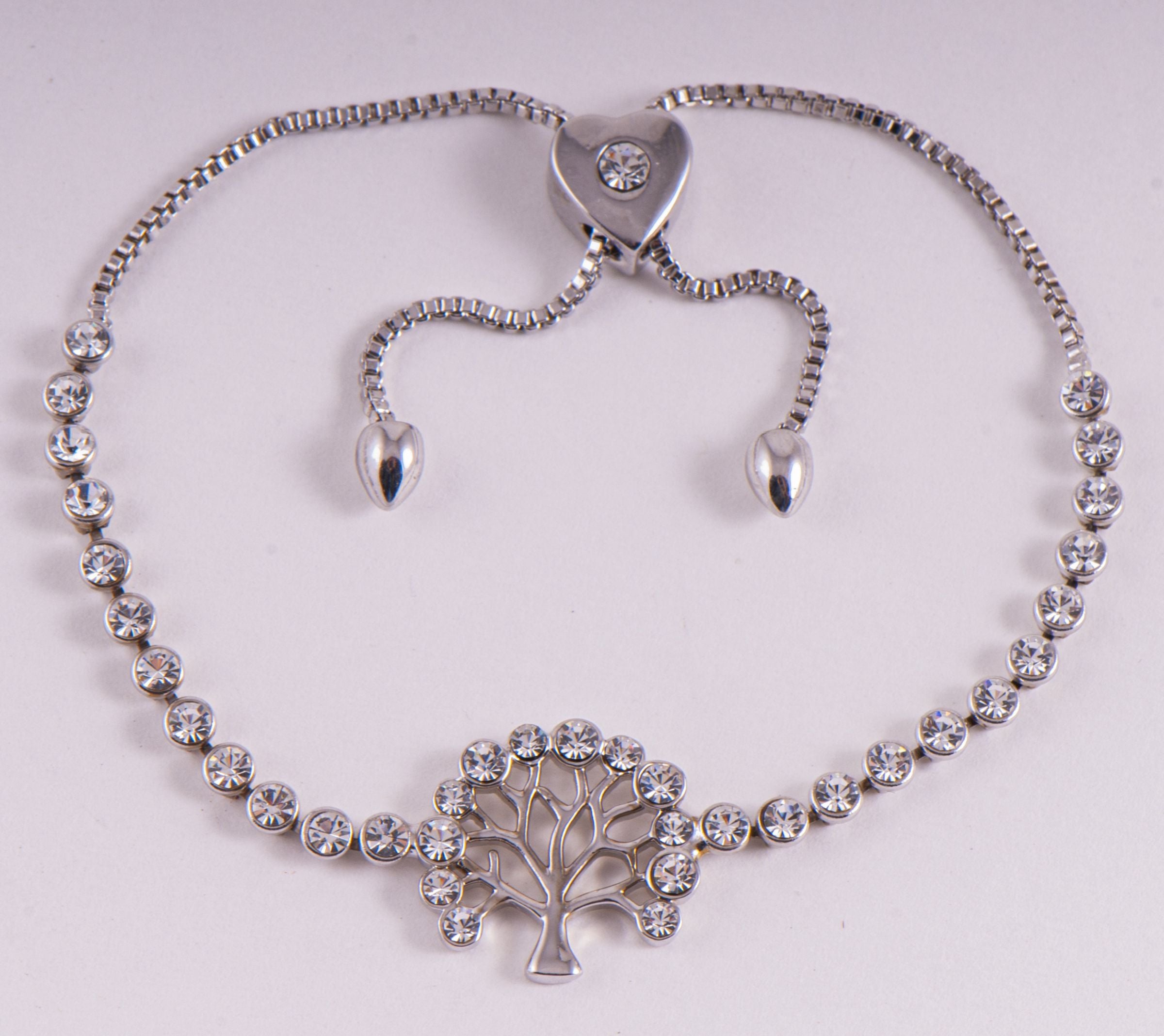 Yggdrasil Armband mit Strasssteinen – Seelenecho