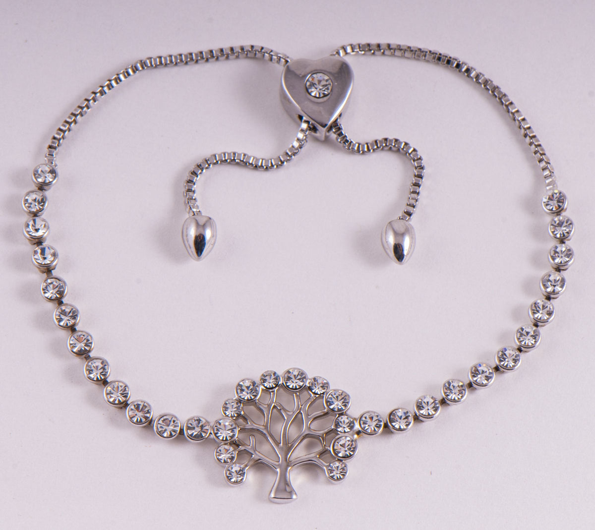 Yggdrasil Armband mit Strasssteinen – Seelenecho