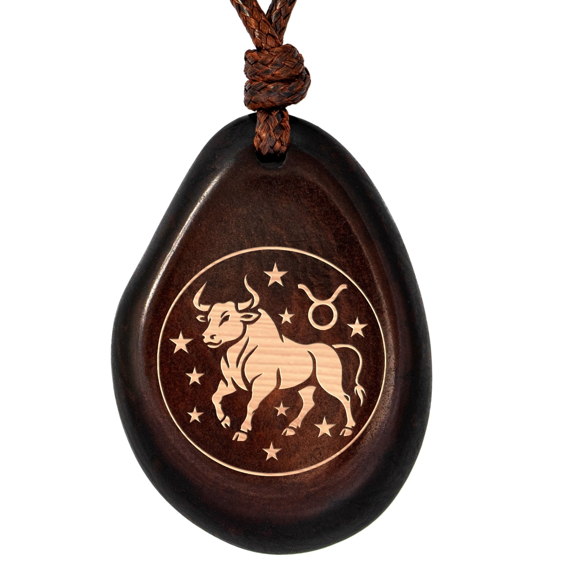 Sternzeichen-Amulett Schwarz Stier – Seelenecho (Platzhalterbild)