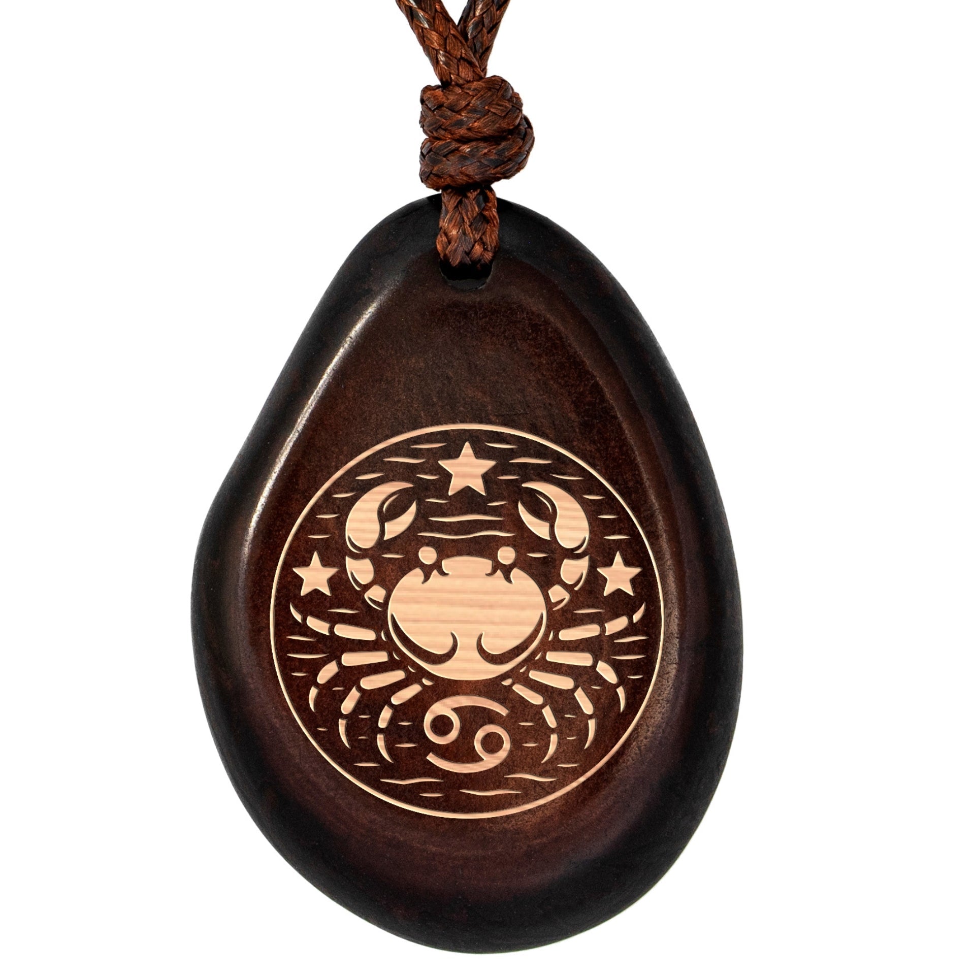 Sternzeichen-Amulett Schwarz Krebs – Seelenecho (Platzhalterbild)