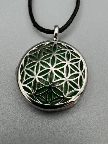 Anhänger „Blume des Lebens“ – ca. 2,5 cm | Harmonie, Schutz & universelle Energie - versch. Farben