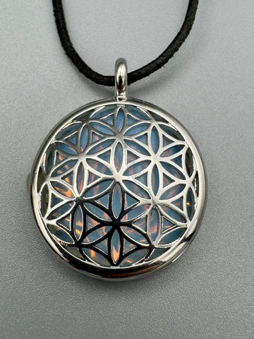 Anhänger „Blume des Lebens“ – ca. 2,5 cm | Harmonie, Schutz & universelle Energie - versch. Farben