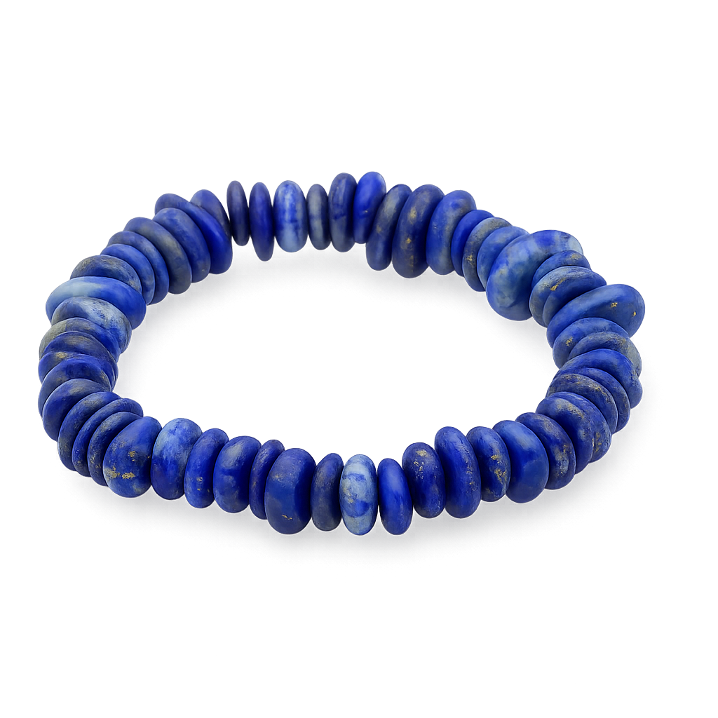 Lapislazuli Armband Scheibenform – Wahrheit, Ausdruck & innere Weisheit | Bedeutung & Wirkung