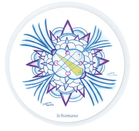 Schamane - Mandala 5 cm – Seelenecho