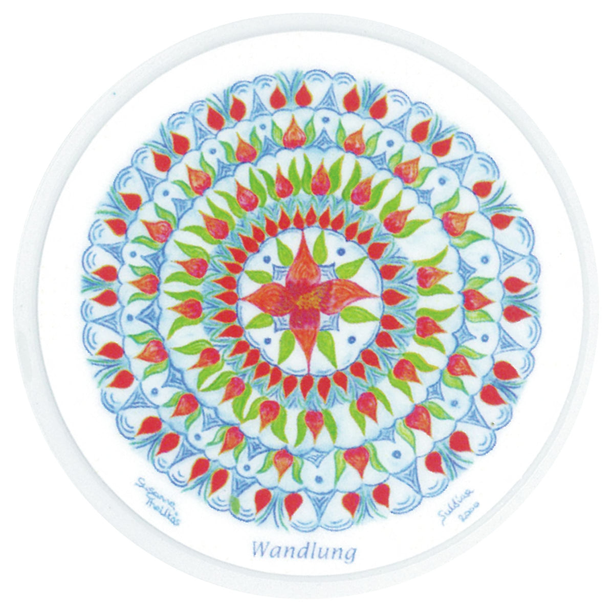 Wandlung - Mandala 5 cm DUO doppelseitig / im Doppelpack – Seelenecho