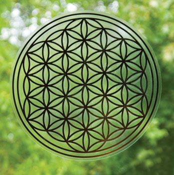 Blume des Lebens - Aufkleber 8 cm 12er Pack – Seelenecho