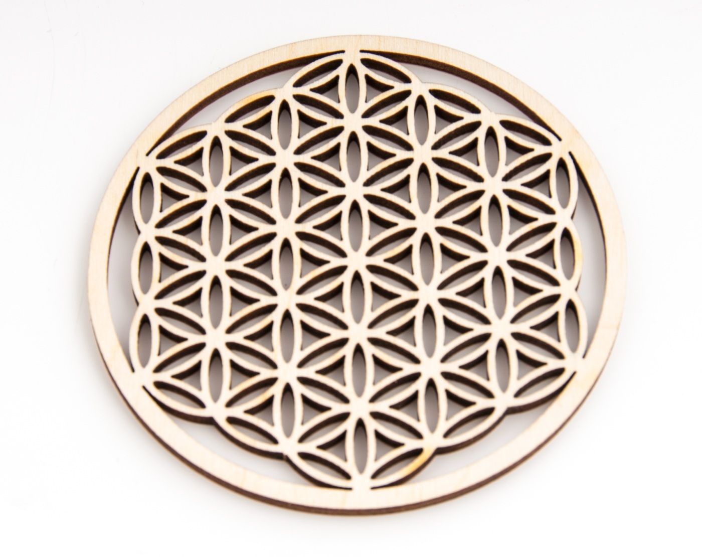 Blume des Lebens aus Holz 9 cm – Seelenecho
