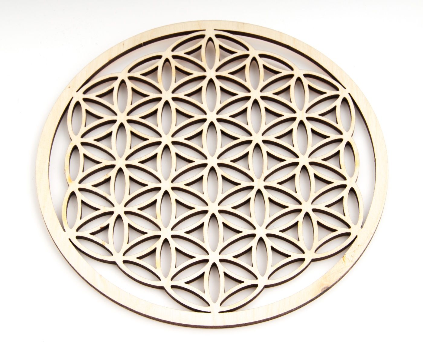 Blume des Lebens aus Holz 14,4 cm – Seelenecho
