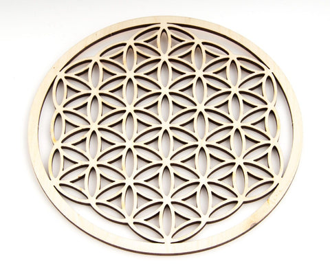 Blume des Lebens aus Holz 14,4 cm – Seelenecho