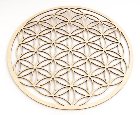 Blume des Lebens aus Holz 28 cm – Seelenecho