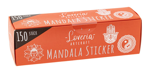Mandala Sticker 3 Motive à 50 Stück – Ansicht 2