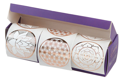 Yoga Sticker (150 St.) Lotus, Blume des Lebens, OM je 50 – Seelenecho