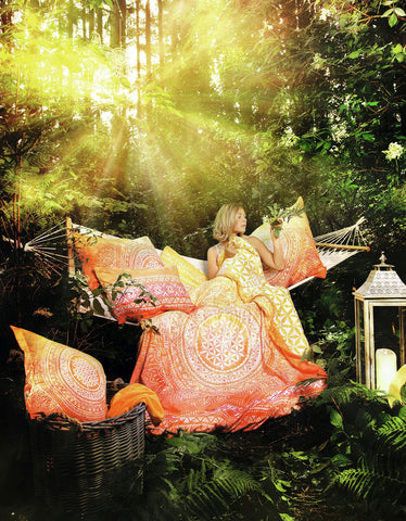 Bettbezug Sunrise 135/200 cm inkl. Kissen(UVP EUR 99,95) – Seelenecho