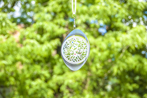 Yggdrasil - Weltenbaum Mobile Ø 15 cm aus Edelstahl – Seelenecho