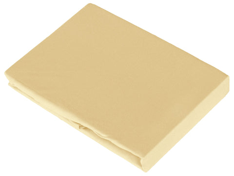 Spannbetttuch Sahara-Beige 140-160x200cm – Seelenecho