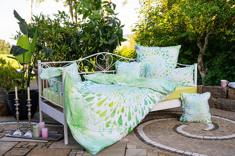 Bettbezug Green Dream 135x200cm inkl. Kissen 80x80 cm – Seelenecho