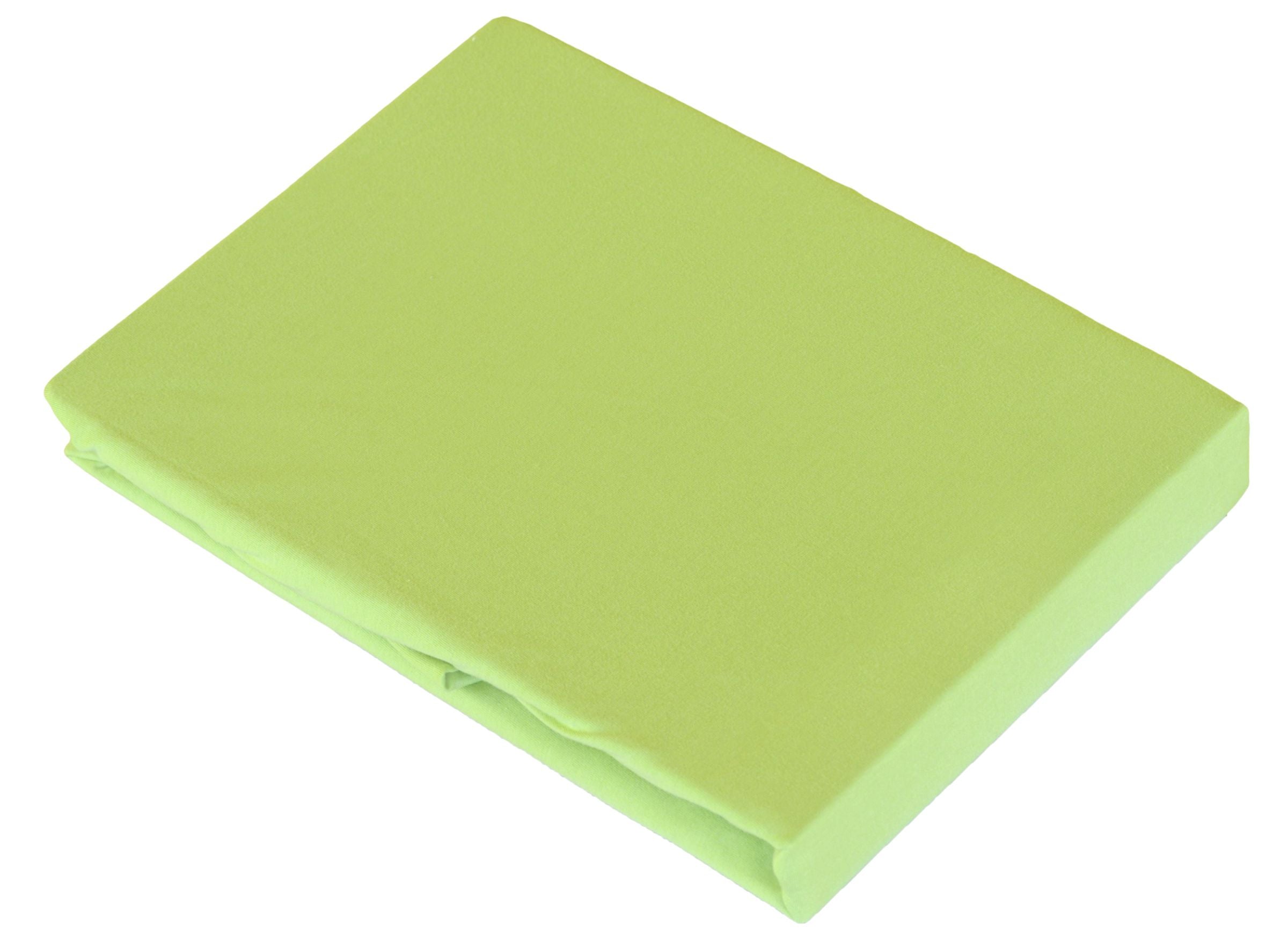 Spannbetttuch 180-200x200 cm maigrün – Seelenecho