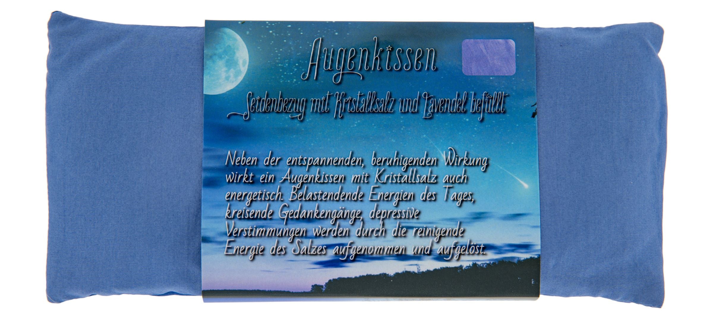 Augensternchen Hellblau Seide mit Salz/Lavendelfüllung – Seelenecho