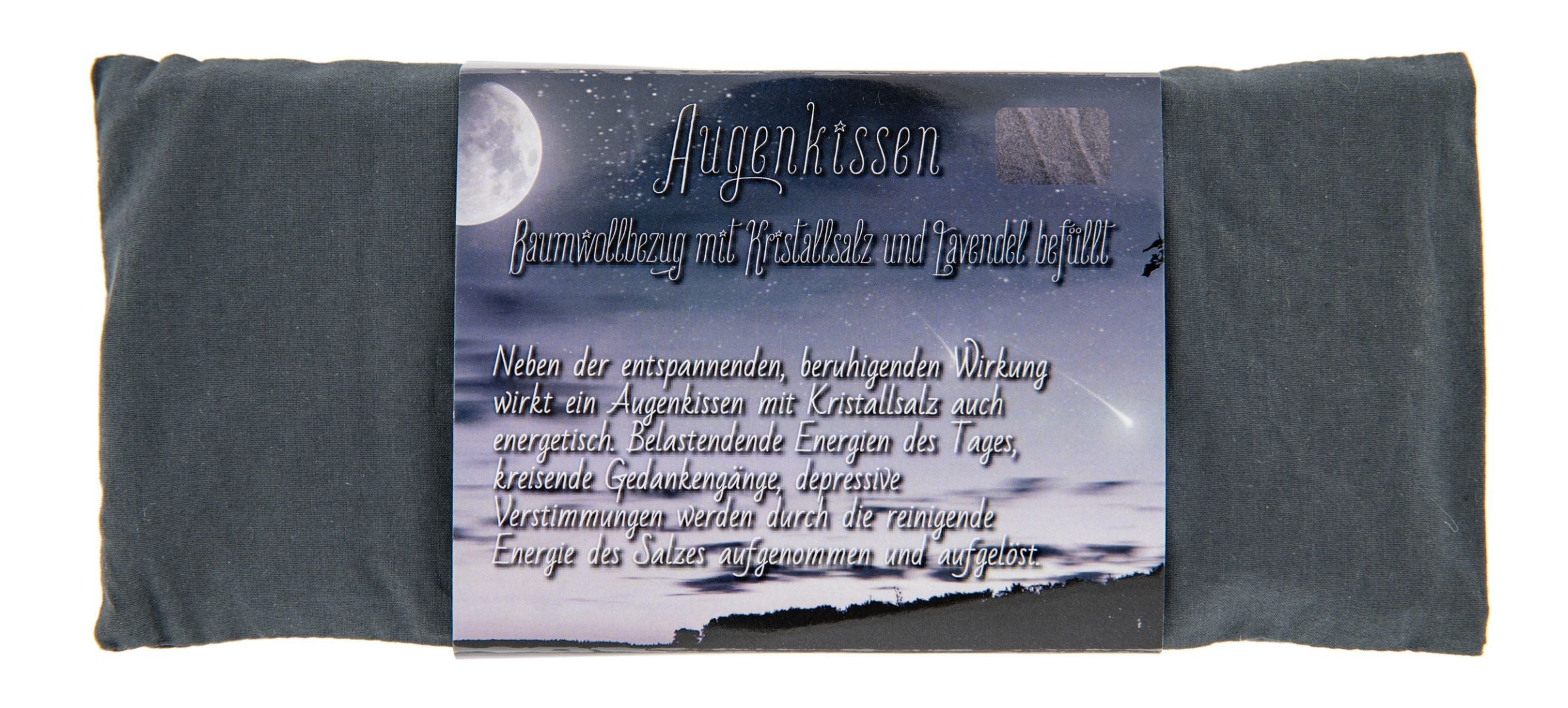 Augensternchen Grau Baumwolle mit Salz/Lavendelfüllung – Seelenecho