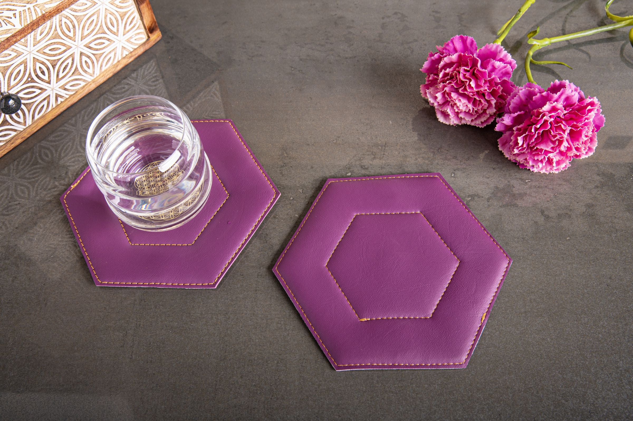 Aqua Hexagon Wasserpad – Ansicht 2