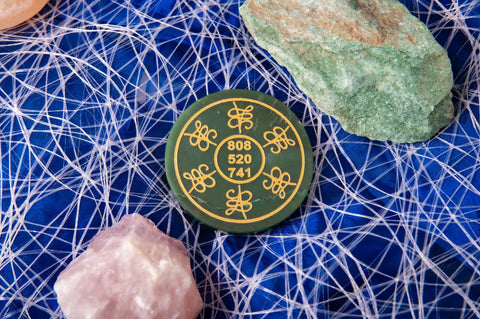 Engelsigillen Platte aus Jade – Ansicht 2