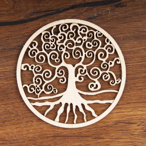 Yggdrasil aus Holz 8 cm – Seelenecho