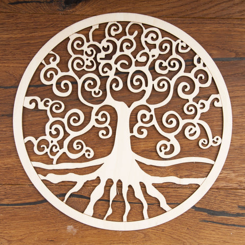 Yggdrasil aus Holz 24 cm – Seelenecho