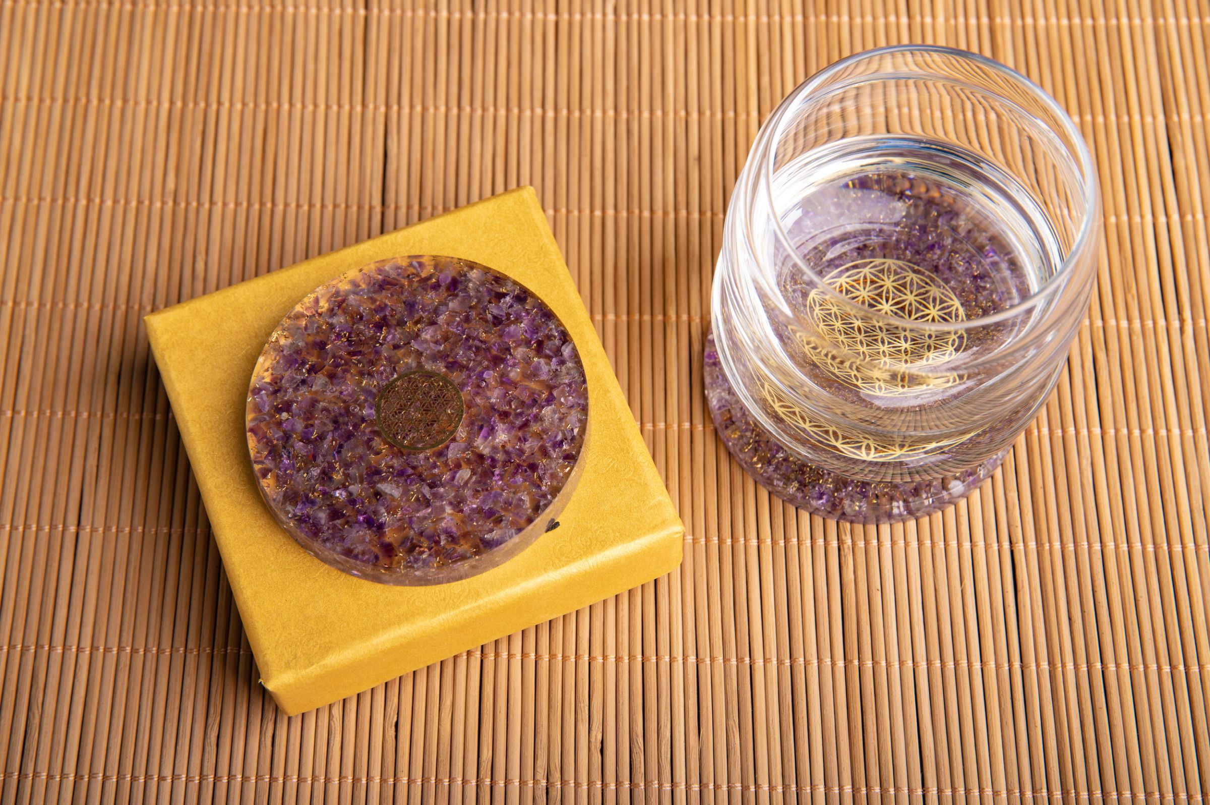 Orgon-Untersetzer Amethyst – Ansicht 3