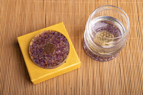 Orgon-Untersetzer Amethyst – Ansicht 3