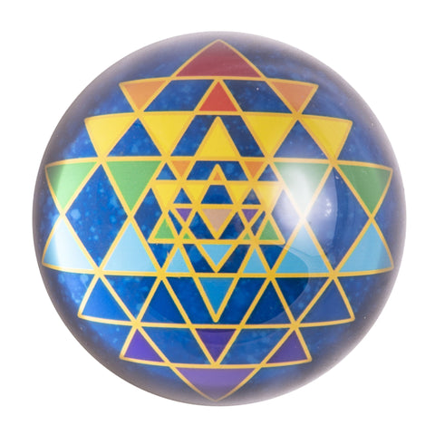 Kristallobjekt Sri Yantra – Ansicht 2