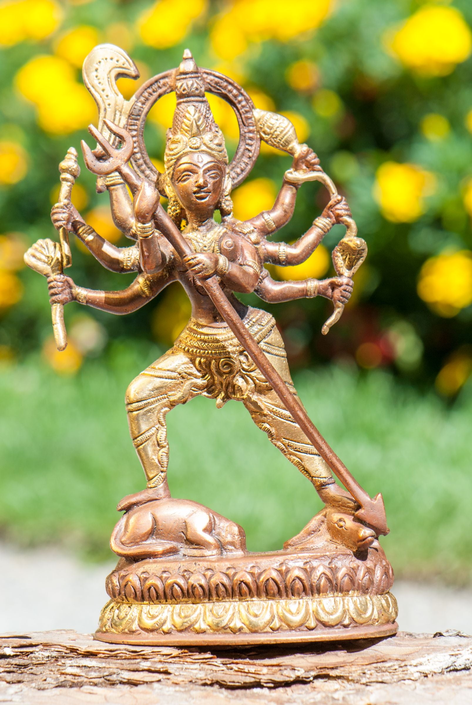 Kali 19,5 cm Kupfer/Messing – Seelenecho