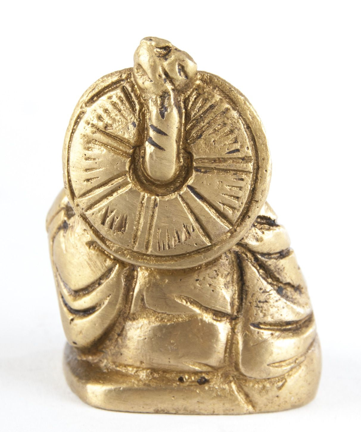 Happy Buddha ca. 4,5 cm aus Messing – Ansicht 2