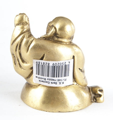Happy Buddha ca. 4,5 cm aus Messing – Ansicht 2