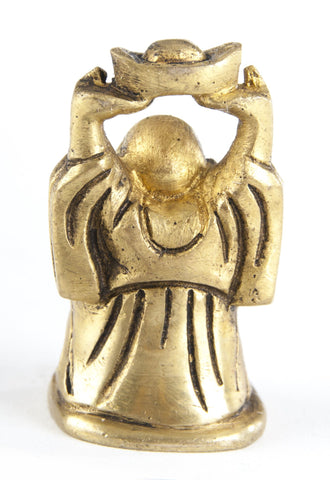 Happy Buddha 5 cm aus Messing – Ansicht 2
