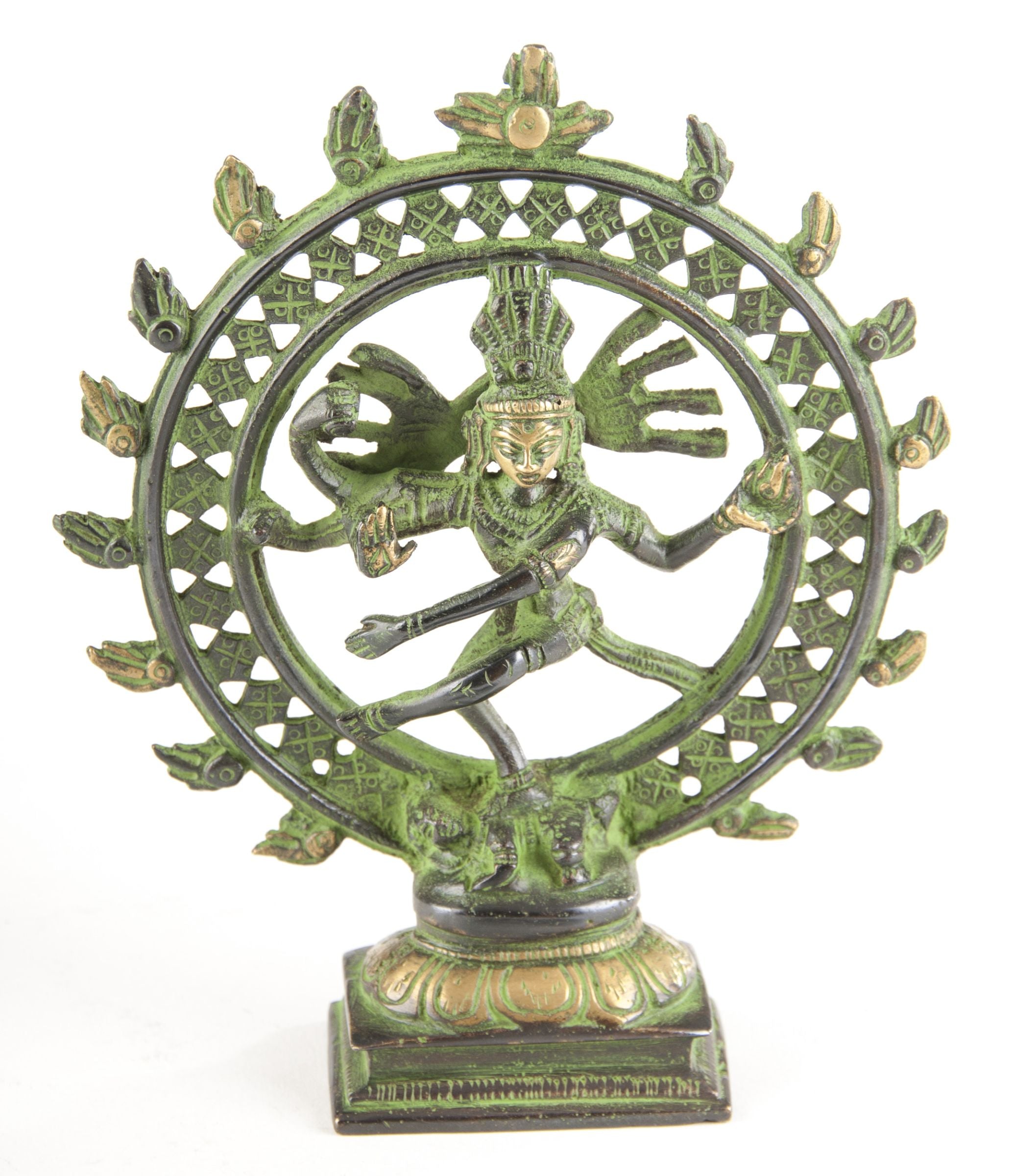 Shiva 15 cm aus Messing – Seelenecho