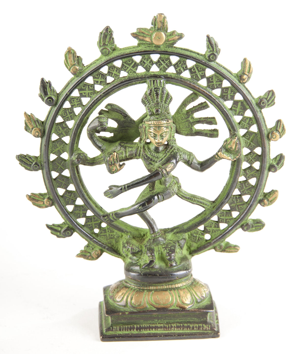 Shiva 15 cm aus Messing – Seelenecho