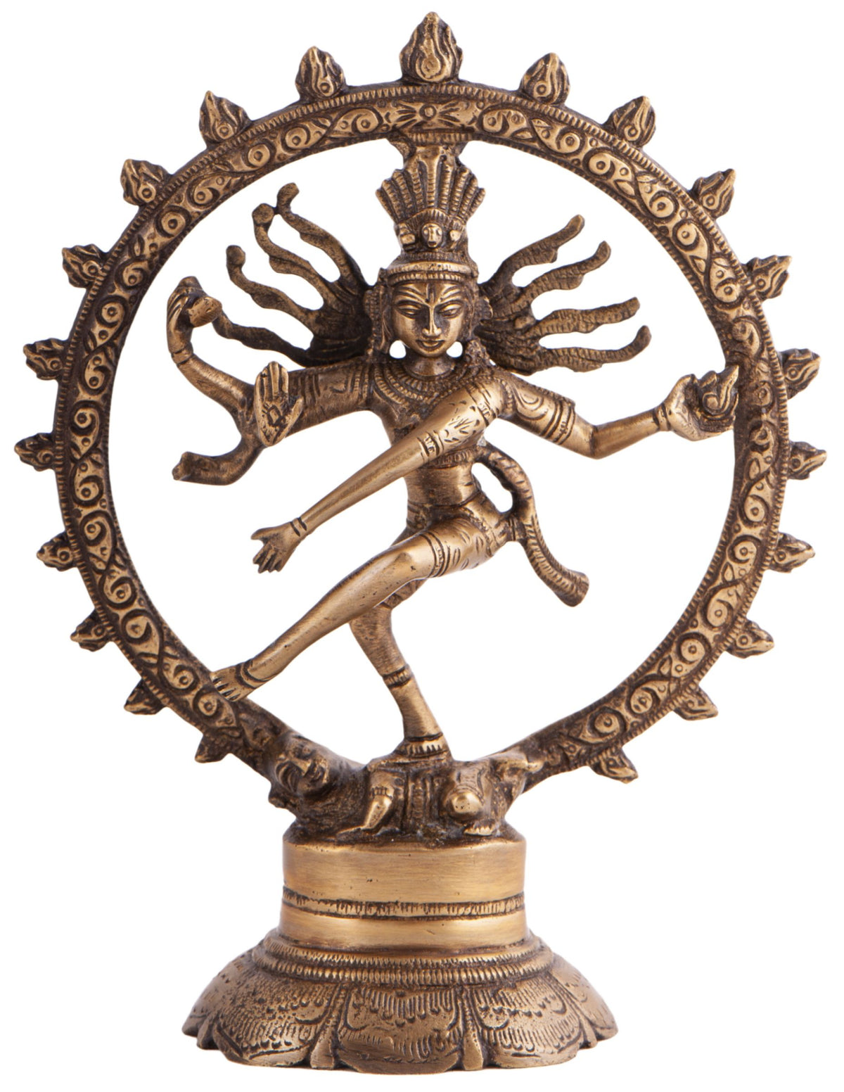 Shiva 20 cm aus Messing – Seelenecho