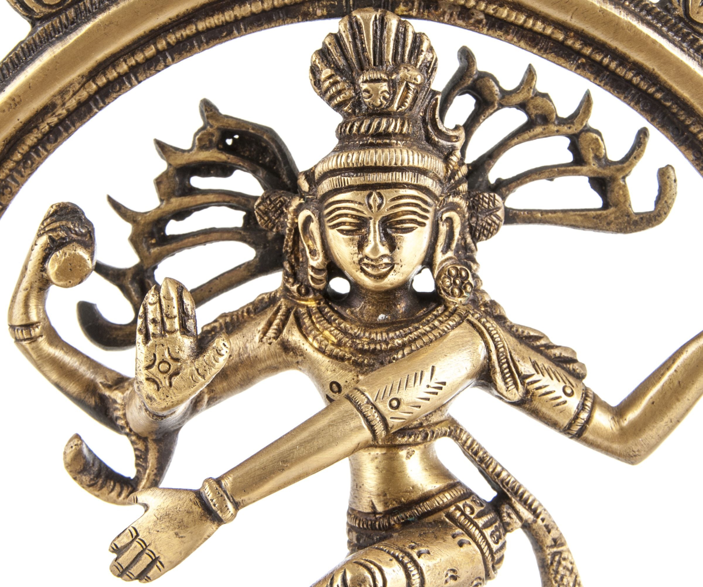 Shiva 24 cm aus Messing – Ansicht 2