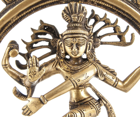 Shiva 24 cm aus Messing – Ansicht 2