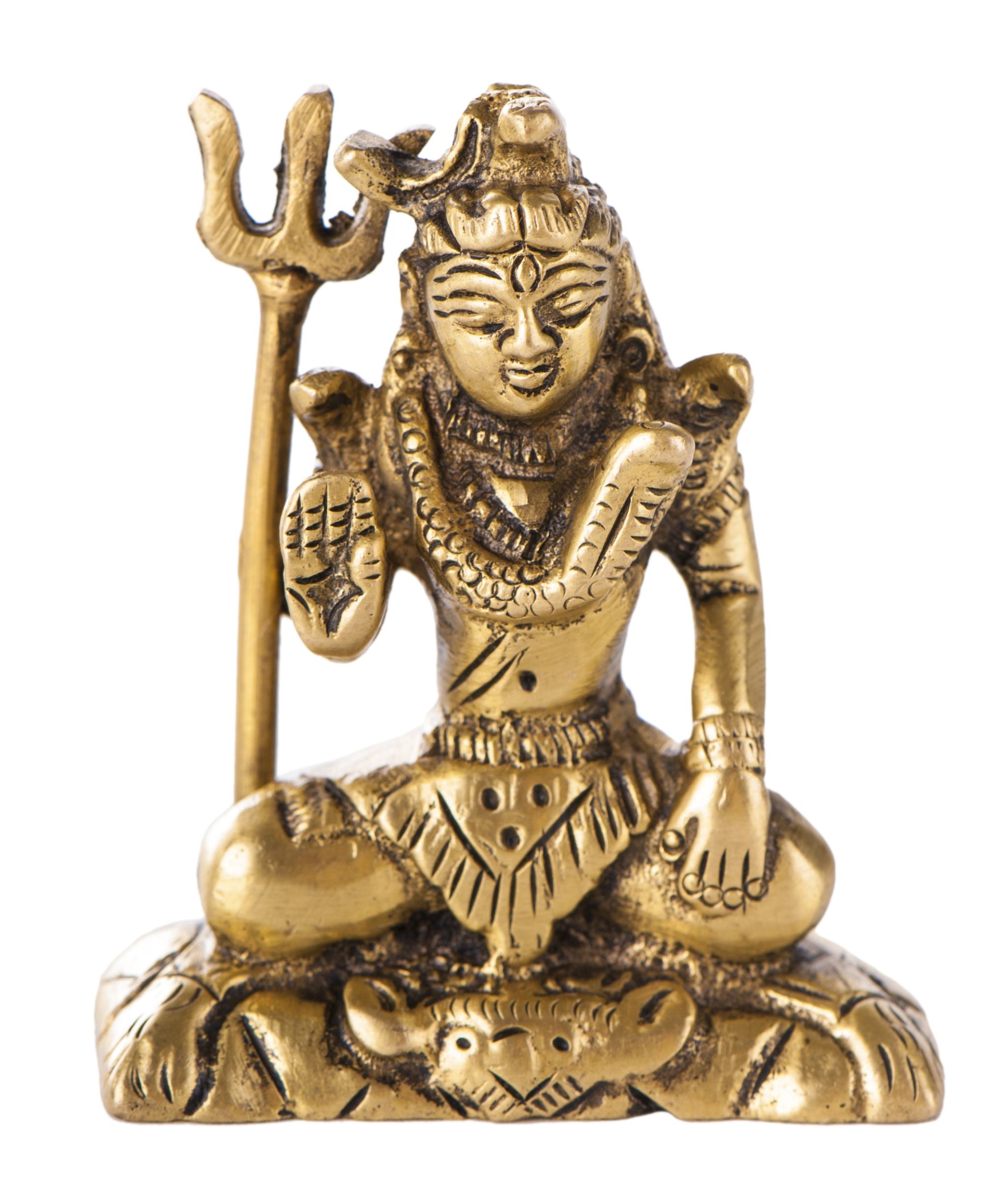 Shiva 6 cm aus Messing – Seelenecho