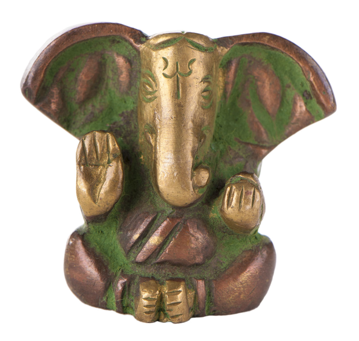 Ganesha, 3 cm Messing – Seelenecho