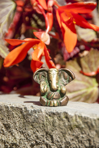 Ganesha, 3 cm Messing – Ansicht 2